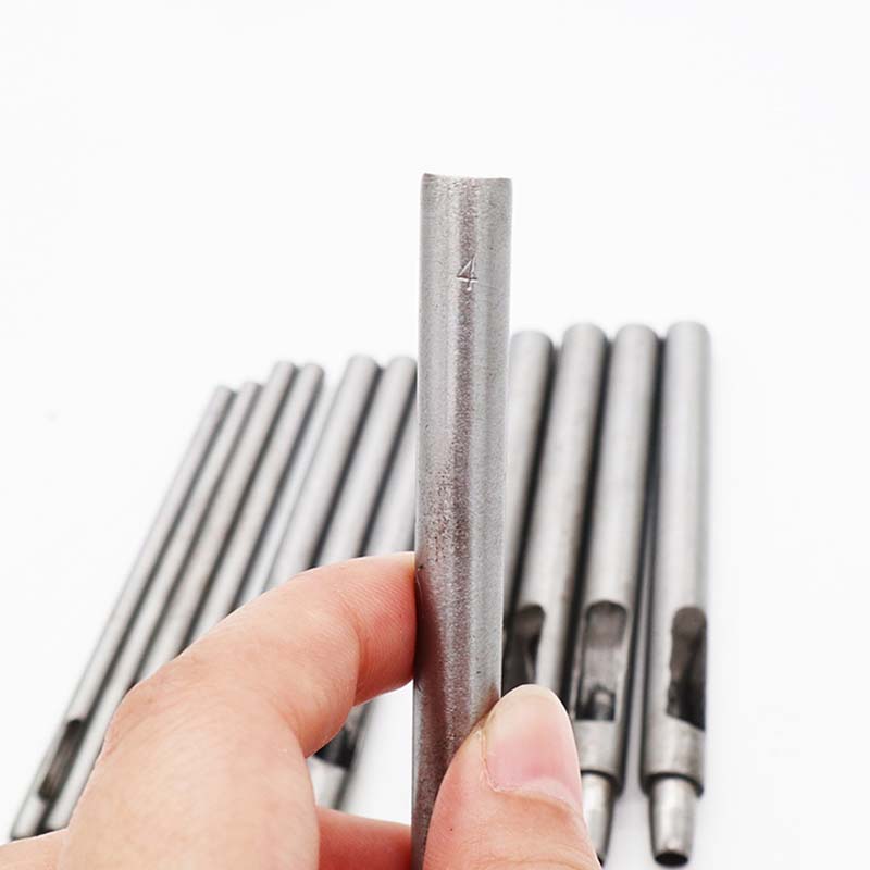 1PC Round Hollow Punch Leather Craft Punch Tool Hollow Hole Punch Cutter Tool for Watch Bands Belts Canvas Paper 0.5-5.5mm