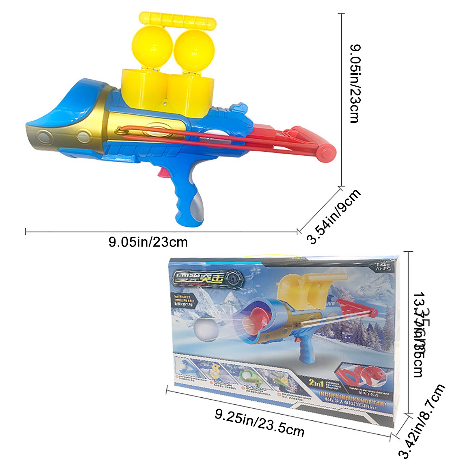 Children's Snowball Launcher Round Snowball Maker Mold with Handle Perfect Ball Shape Launcher Ready Snowball Fighting Toy #40