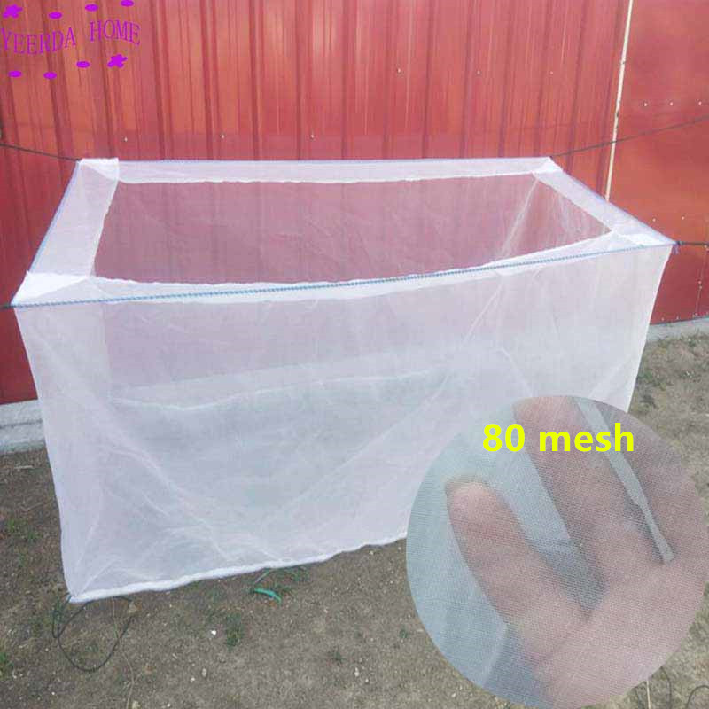 Big size Thicken Aquaculture grow Net Case Anti-escape net cage for eel, crab, leech Fish fry culture Customization: 80 mesh / 2x1x0.8 m