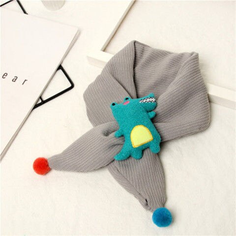 Baby schal Winter Junge eins jahr mädchen nette Baby schal Herbst Winter 1-2 babys warme Winter 3: Grau