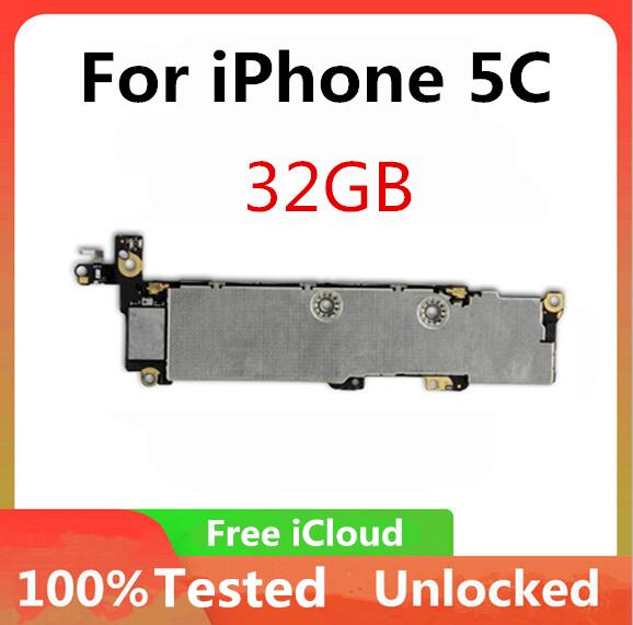 Para iphone 4 4S 5 5C 5S Placa base con el Sistema IOS Original desbloqueado para iphone 4S lógica con la Chips 8GB /16GB /32GB: 5C 32gb