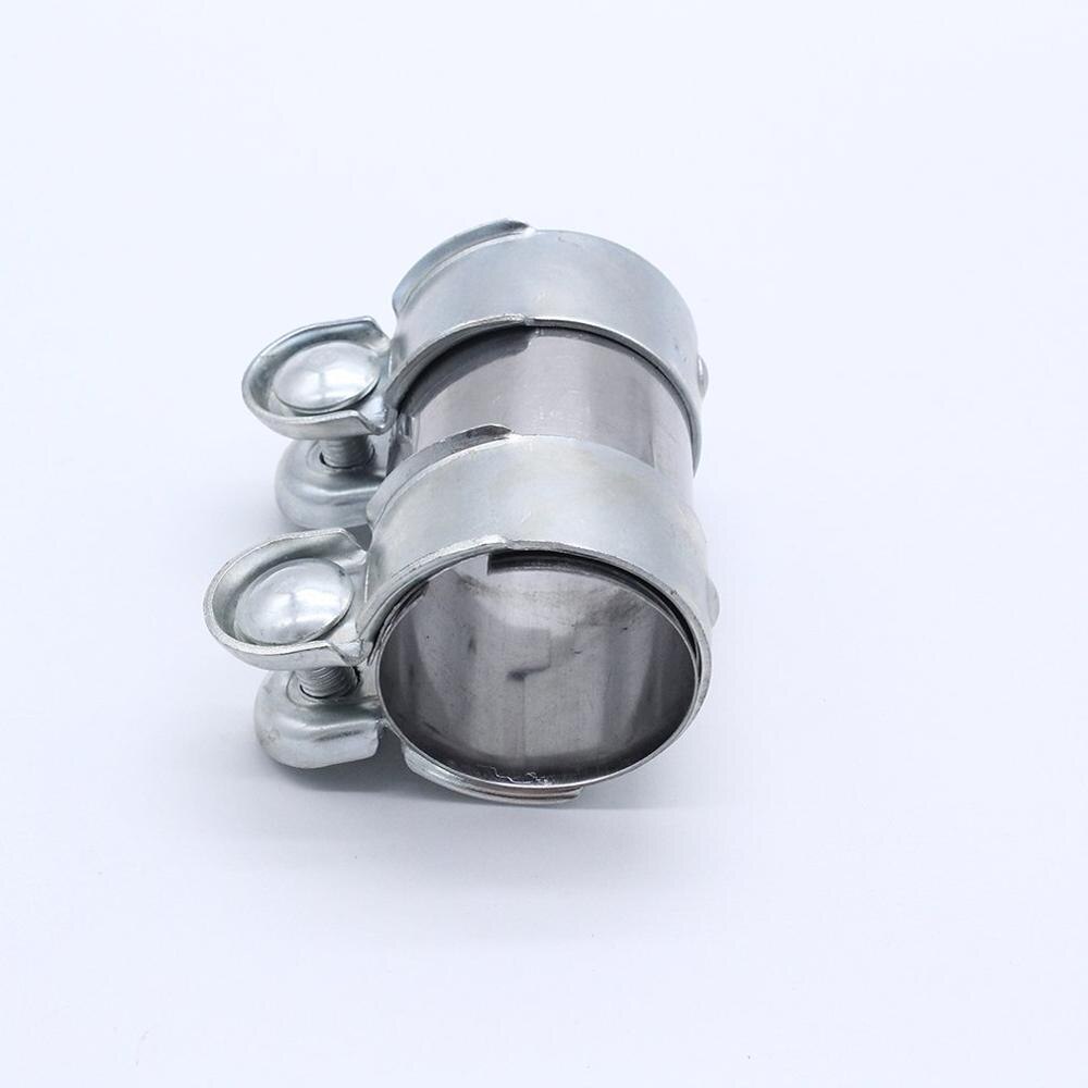 Exhaust Pipe Clamp Exhaust System Universal Double Clamp Exhaust Fitting Made Of High Materials