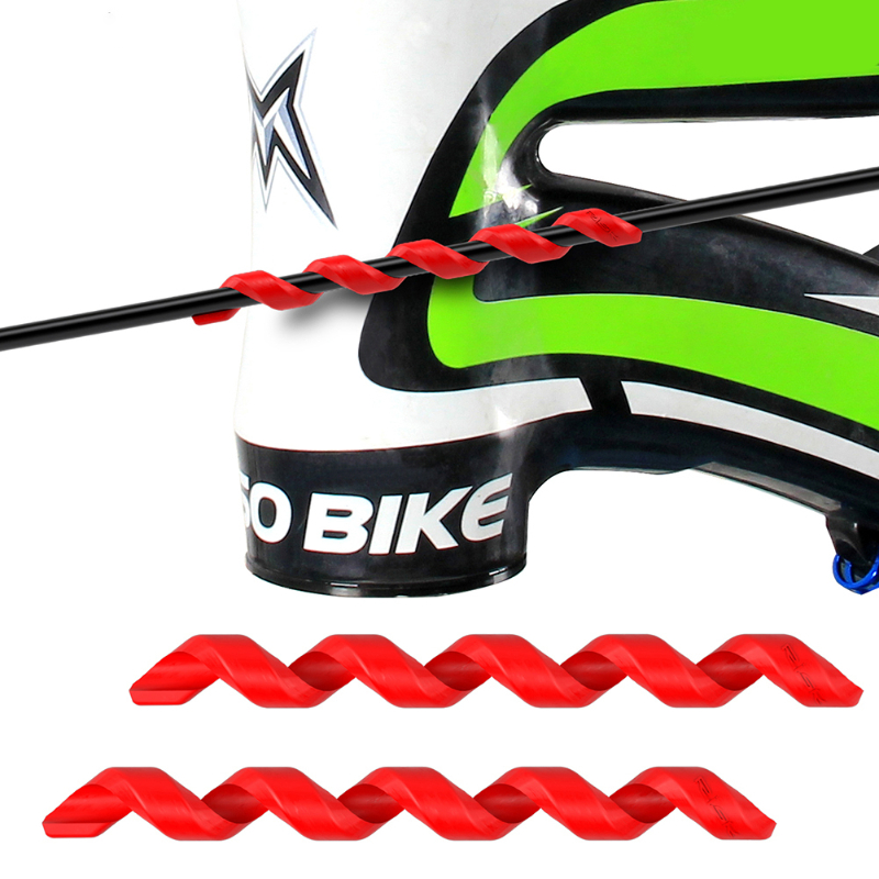 5/10 stücke Risiko Fahrrad kabels chutz Gummi Anti-Reibung Fahrrad rahmen Spiral- schutz MTB Fahrrad brems verschiebung Kabel hülse
