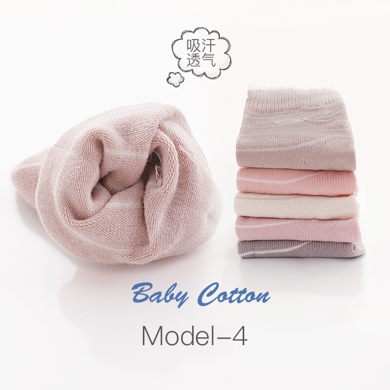YATEMO 5 par/lote de calcetines calientes para bebés lindos calcetines de algodón suave ropa para bebés recién nacidos niñas niños calcetines Accesorios para niños: 1030 / 18 meses
