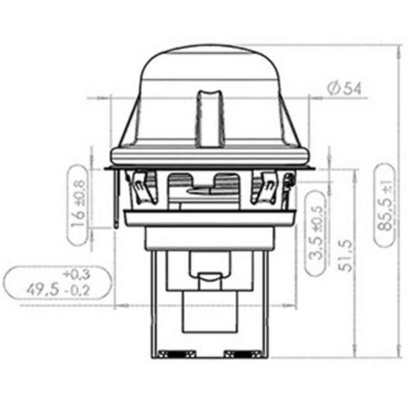 E14 ovnlampeholder bagning 15w/25w belysning lampeholder ovnlampehætte høj temperatur lampeholder  e14 500 grader