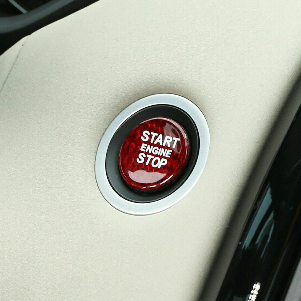 Engine Start Stop Button Cover Fit For Land Rover Range Rover Evoque Discovery Fit For Land Rover Discovery 5 LR5