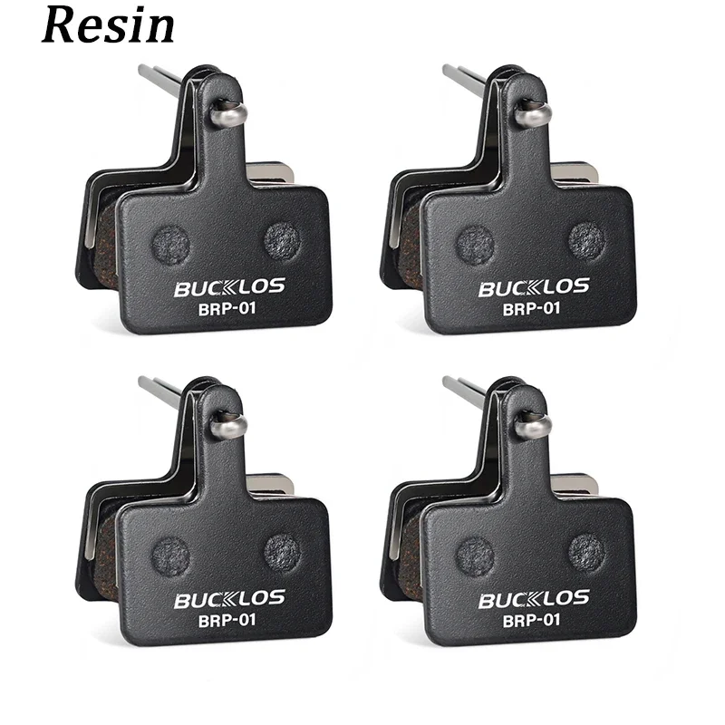 BUCKLOS Bike Resin Disc Brake Pads for SHIMANO MT200 M445 M575 MTB Brake Pad Road Mountain Bicycle Hydraulic Disc Brake Pads: Red