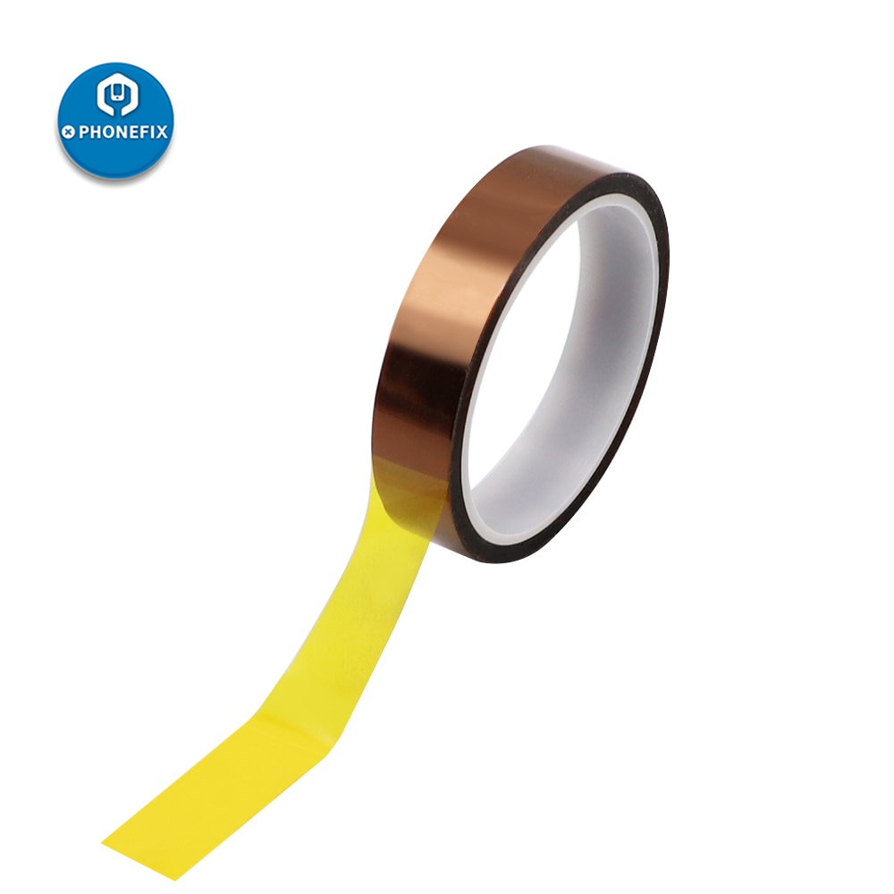 Phonefix 1cm 33m hoge temperatuur hitte bga-tape thermische isolatietape polyimide zelfklevende isolatietape mobiele telefoon reparatie