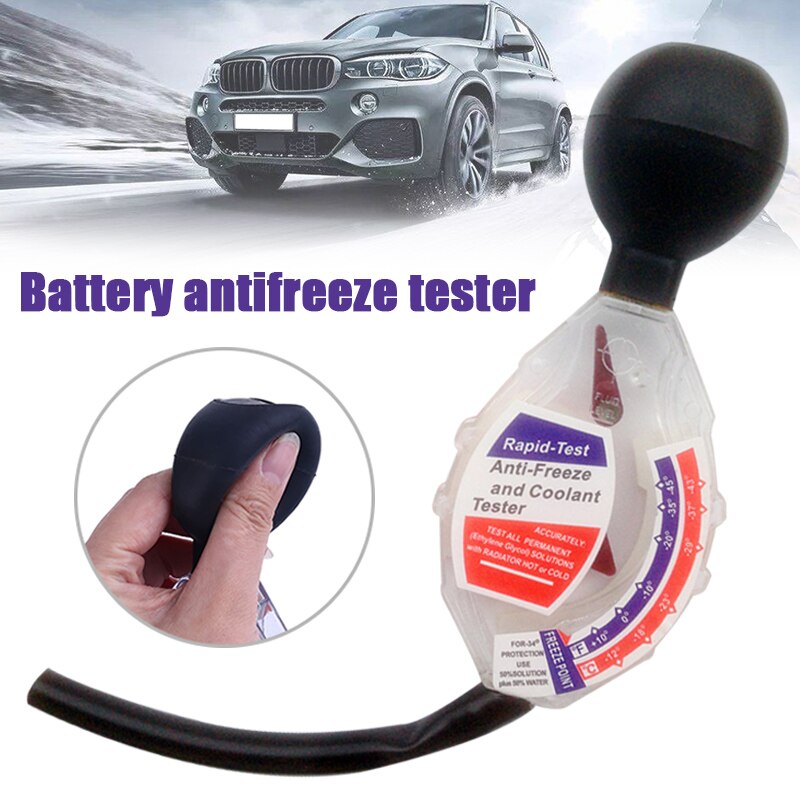 Battery Antifreeze Tester Anti-freeze Coolant Rapid Tester 6 V 12 V 24 V TD326