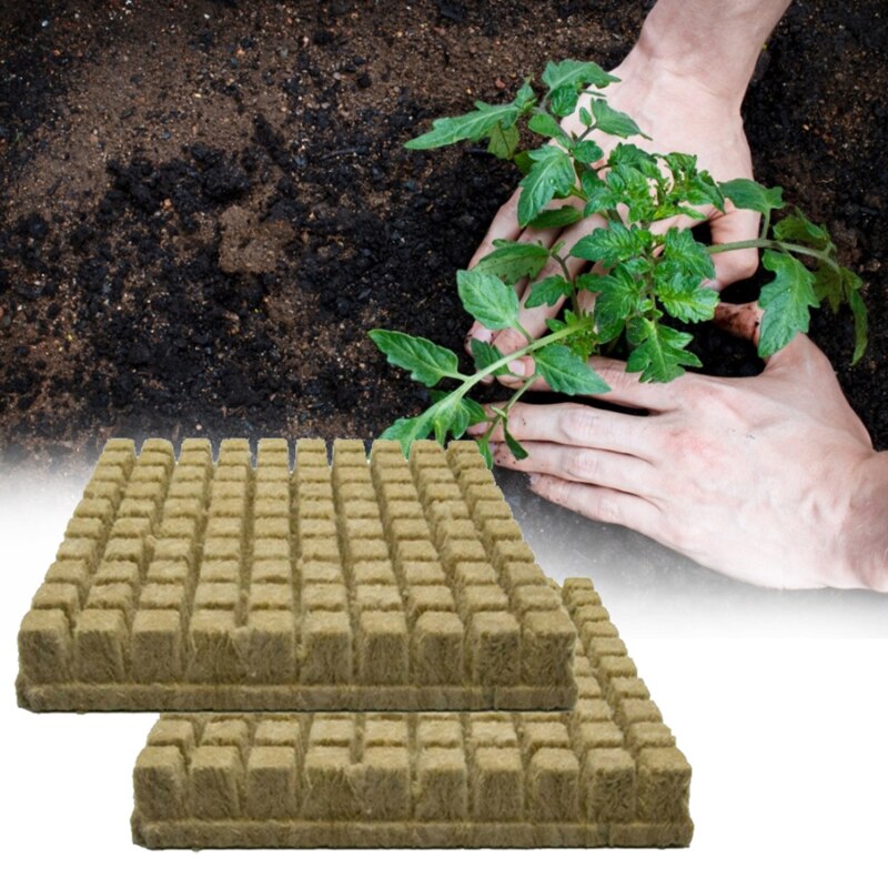 Multifunktions Media Steinwolle Würfel Blöcke Garten Soilless Anbau Mini Kompresse Basis Landwirtschaft Hydrokultur Wachsen Gewächshaus