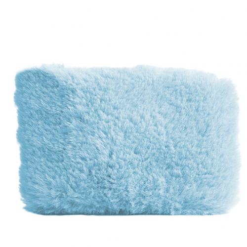 Winter schattige mini vervangbare zelfverwarmende binnenkernen pluche hoes handwarmer huishoudelijke artikelen warmteproducten: Hemelsblauwe pluche hoes