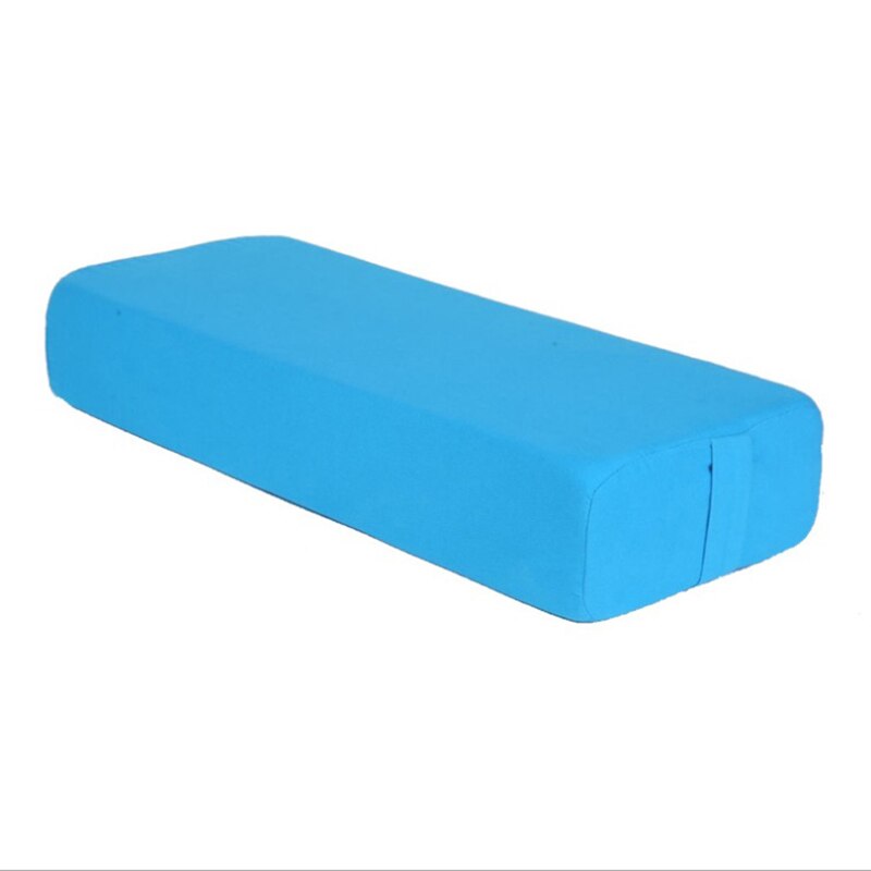 Vierkante Yoga Bolster Kussen Ondersteunende Bolster Body Kussen Meditatie Kussen Met Handvat Slaap Kussen Yoga Accessoires: Sky Blue