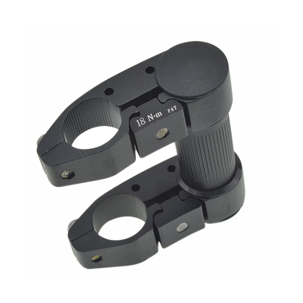 Einstellbare doppelt Stengel Faltrad Stamm Bmx Vorbau Steigleitung Bicyle Lenker Vorbau für 25,4mm Lenker BSB074