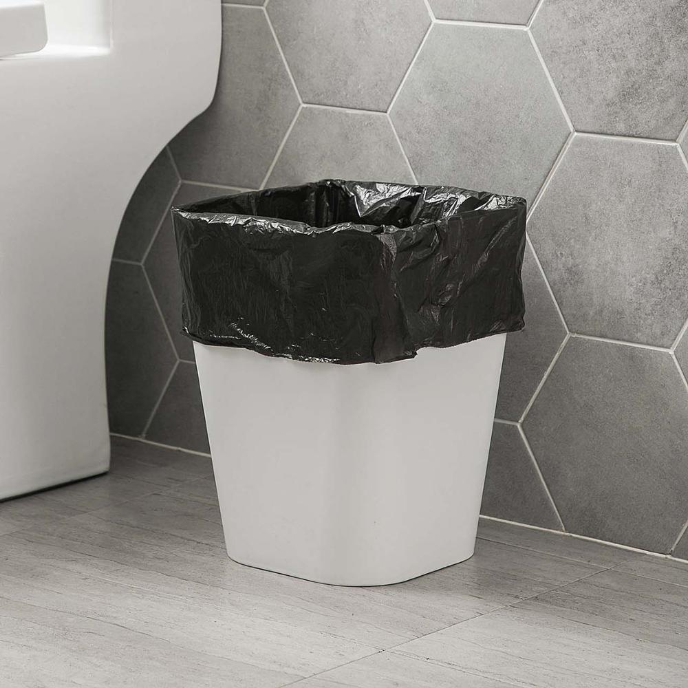 Bolsas de basura grandes de 100 piezas., bolsas de basura desechables para el Medio Ambiente, bolsas de basura de plástico de privacidad 43x63CM