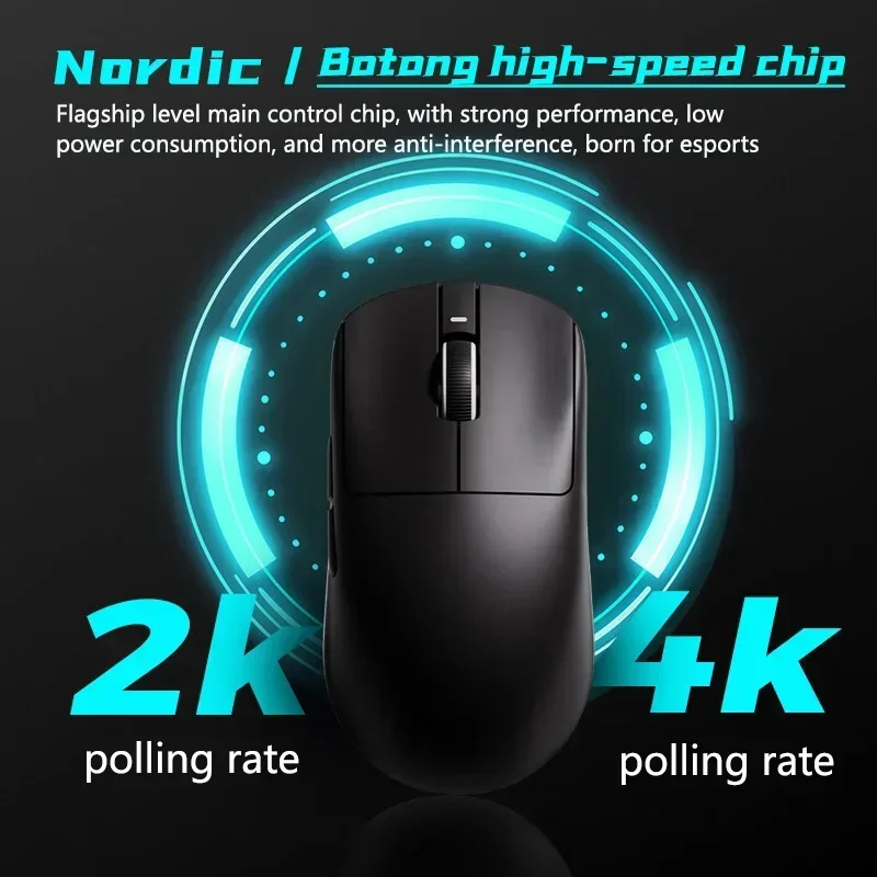 VGN VXE Dragonfly R1 bezprzewodowa mysz PAW3395 czujnik Nordic 52840 2KHz FPS mysz do gier inteligentna prędkość niskie opóźnienie gra biurowa