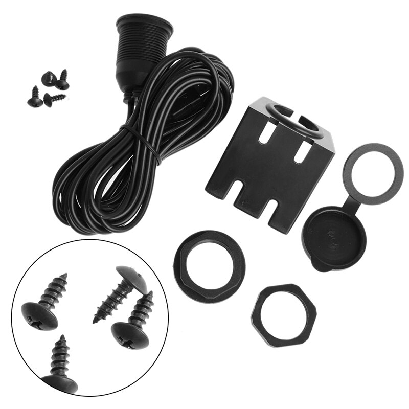 Montaje de tablero de coche de 1m/2m, 3,5mm, USB 2,0, Cable de Panel de plomo de extensión de enchufe auxiliar