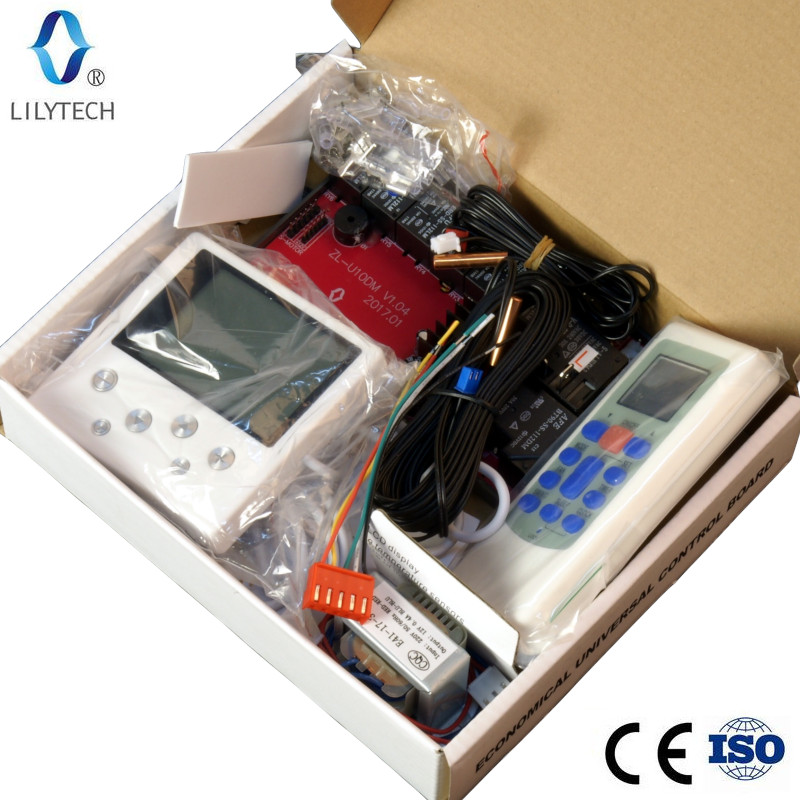 ZL-U10D, Universal A/C control system, Cabinet AC control PCB,Universal a c controller,LCD Display,Lilytech controller