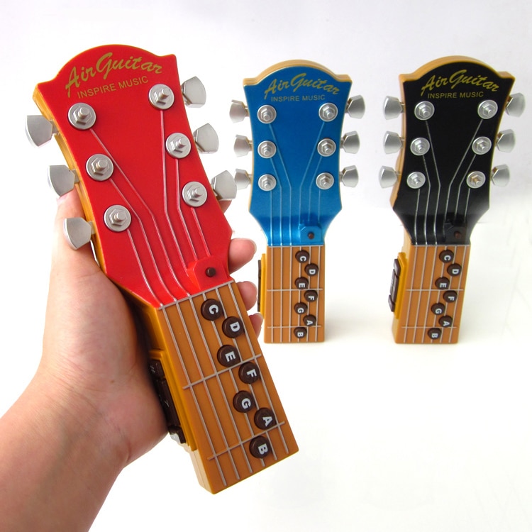 21cm infrared air plastic guitar inspire the music Children's music electronic Toy Educational Musical Instrument