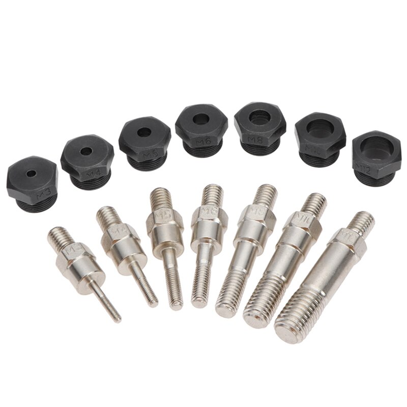 M3-M12 Aluminum Rivet Nut Manual Pull Rivet +100Pcs Aluminum Nut Pull Rivet Nut Combination Set