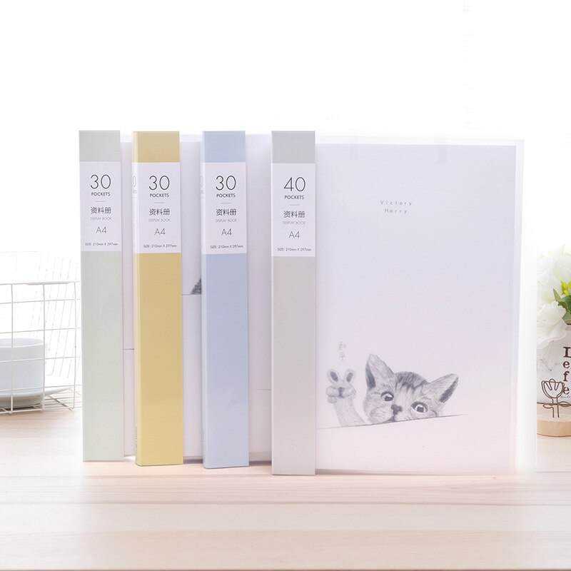 A4 data volume 72442 folder file volume 30 pages multi layer insert pvc bag folders portfolio storage folder file organizer