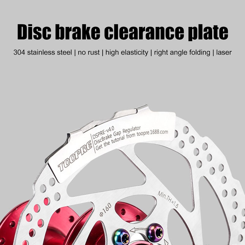 MTB Mountain Bike Disc Brake Pads Adjusting Tool Bicycle Brake Pads Rotor Alignment Spacer Cycling Repair Kit