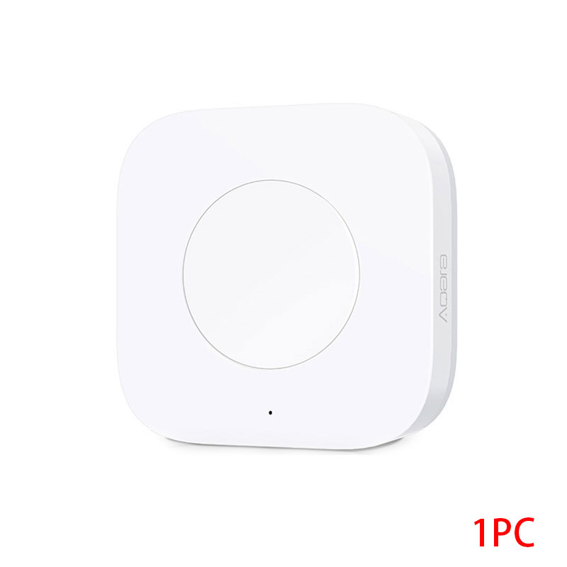 Xiaomi aqara sensor smart wireless switch key zigbee connection one button remote control for apple homekit mi home wxkg 11lm: 1pc