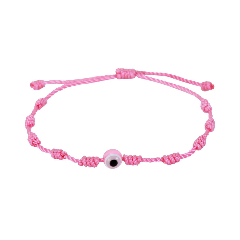 4 Uds. De pulseras mexicanas de la Virgen María, pulsera de San Judas para mujeres y niñas, cadena roja, mal de ojo, cuentas verdes, tobilleras, de joyería