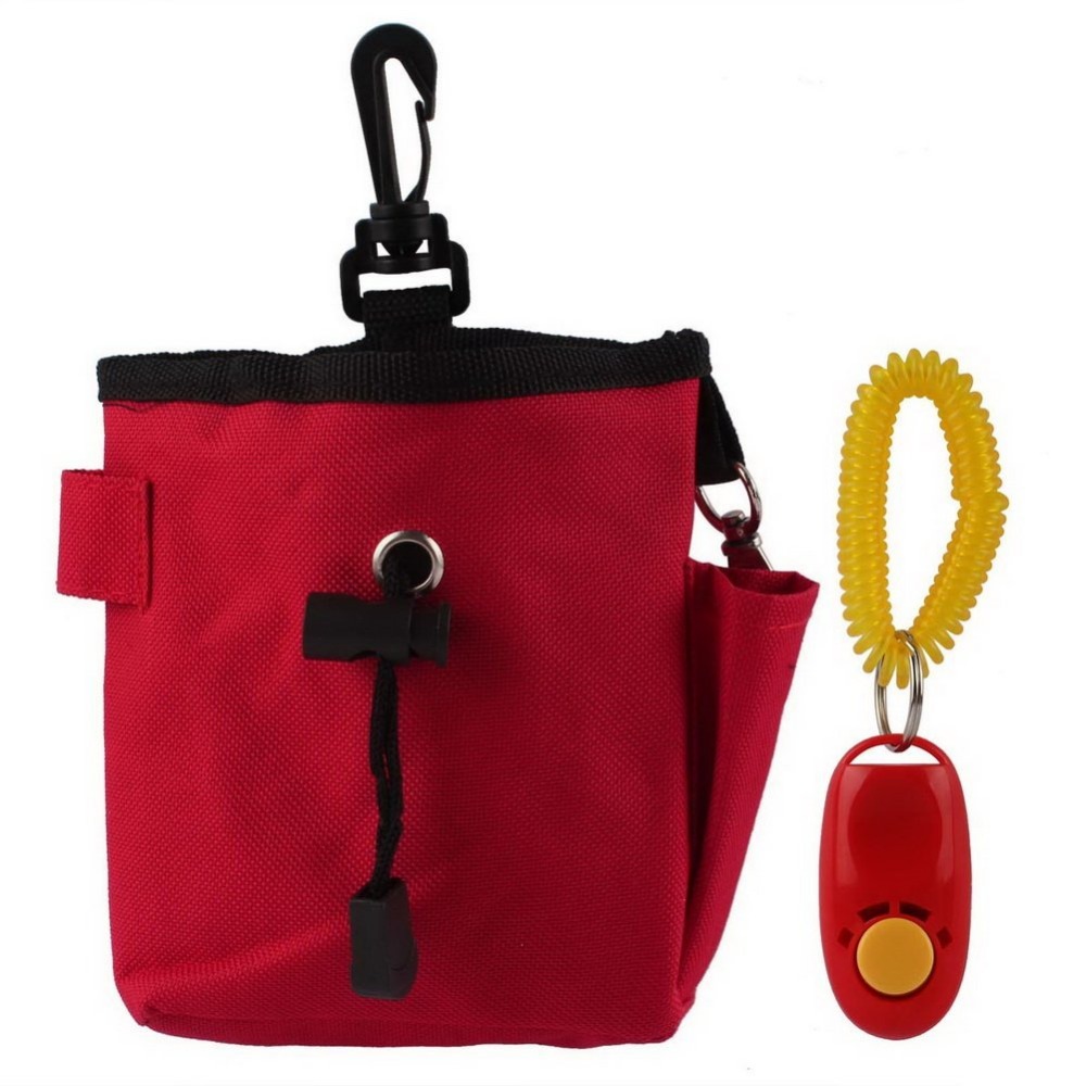 Gomaomi-Bolsa de cintura de cebo para perro y mascota, bolsa de entrenamiento con hebilla, para recompensa de cachorro