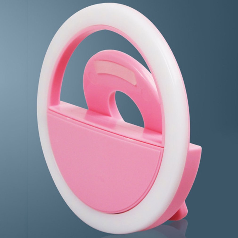 1Pcs Selfie Licht Ring Led Lamp Mobiele Telefoon Lens Selfie Led Lamp Ring Flash Mobiele Telefoon Camera Lenzen Licht opladen Type