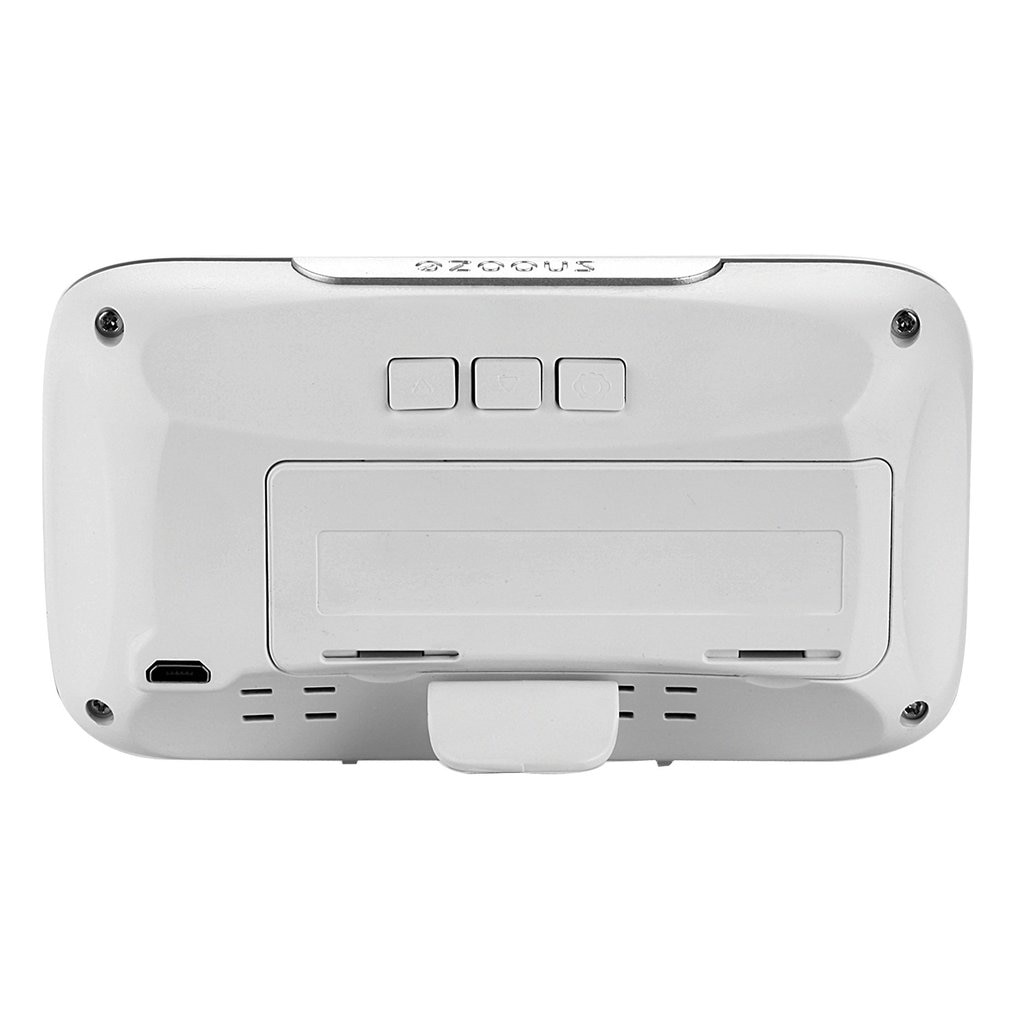 Alarm Clock Led Light Digital Bedside Table Clock Electronic Alarm Clock Large Temperature Display Time