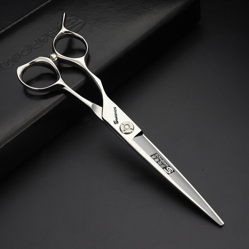6 inch hair scissors 440c japanese steel left handed hairdressing scissors thinning scissors set scissors: Cutting Scissors