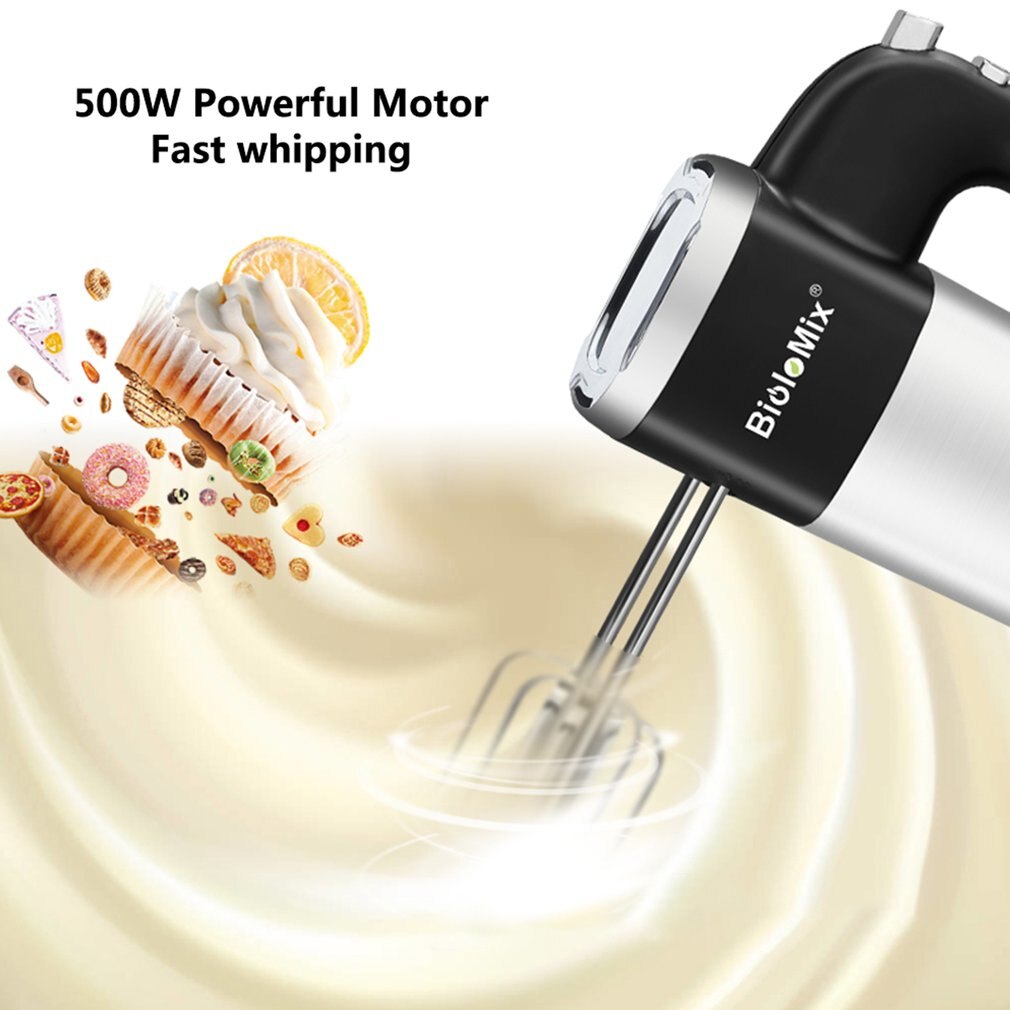 Multifunctional Mini Electric Food Mixer 5 Speed Handheld Egg Beater Whisk Kitchen Food Processor Home Baking Tool: AU