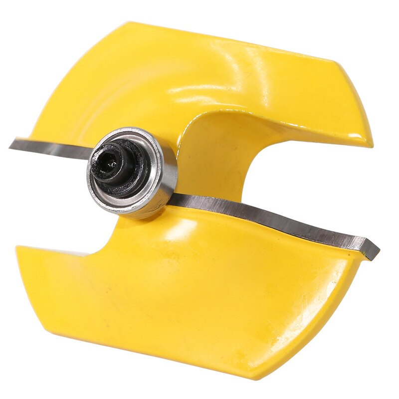 3 pièces 6mm tige armoire porte panneau couteau fraises avec roulement routeur Bit ensemble pour bois carbure Cutter outils de travail du bois