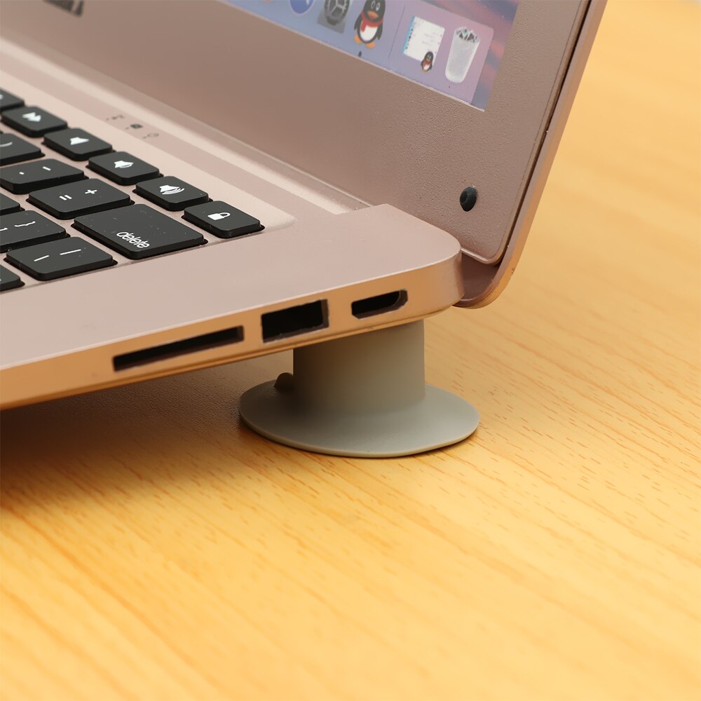 4Pcs/Set Laptop Notebook Heat Reduction Pad Cooling Feet Cooler Stand Holder Suction Leg Set