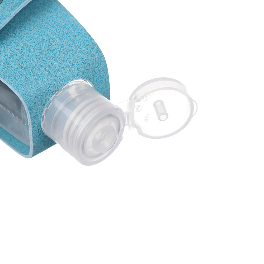 30ml Hand Sanitizer Bottle Portable Keychain Holder Travel Reusable Bottle Hand washing gel Sub-bottling with Keychain Carrier