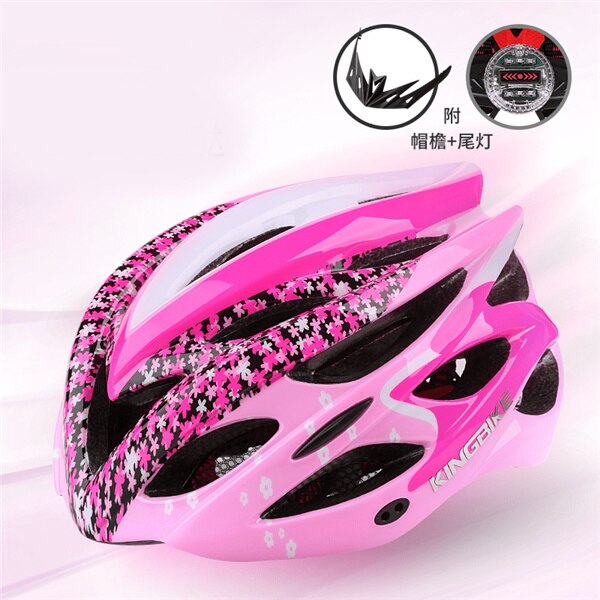 Women/Men Bicycle Helmet, Lightweight MTB Road Bike Cycling Helmet, Anti-vibration Sunscreen Ridding Safety Helmets: Pink