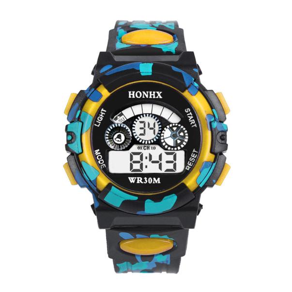 Kinderen Led Digitale Waterdicht Horloge Jongens Meisjes Sport Horloges Siliconen Rubber Horloge Kids Casual Horloge Cadeau # Cl: R