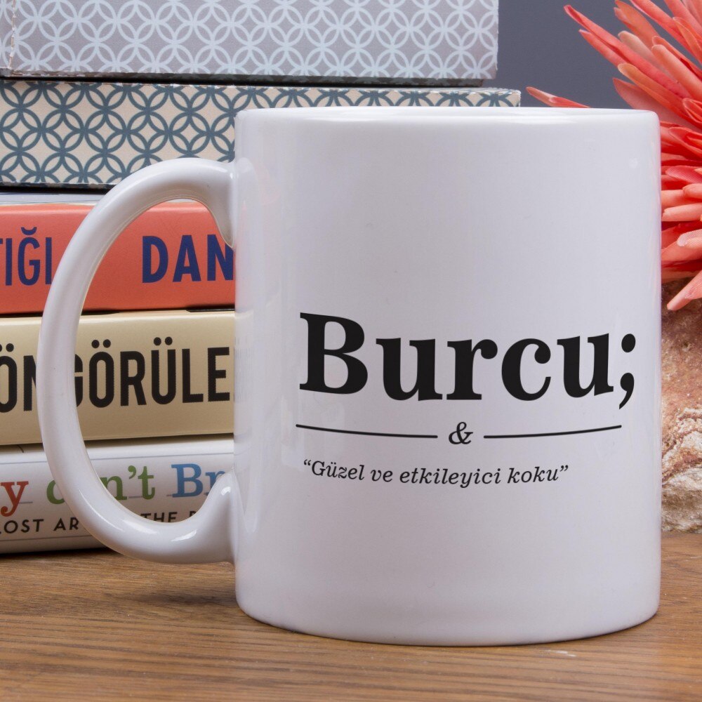 Name And Meaning Written Mug Cup: Default Title