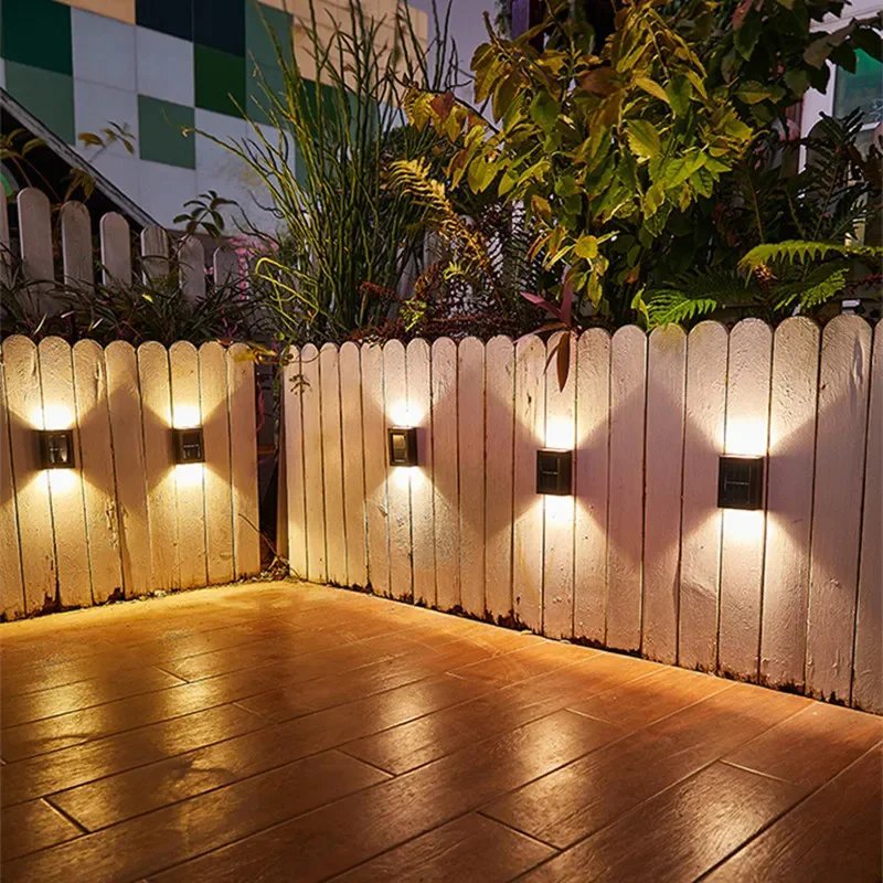 Solar- LED Außen leuchte Solar- beleuchtung Sensor Lampe Straßen laternen Außen garten Dekoration Girlande wasserdichte Solar- Zauberstab leuchte