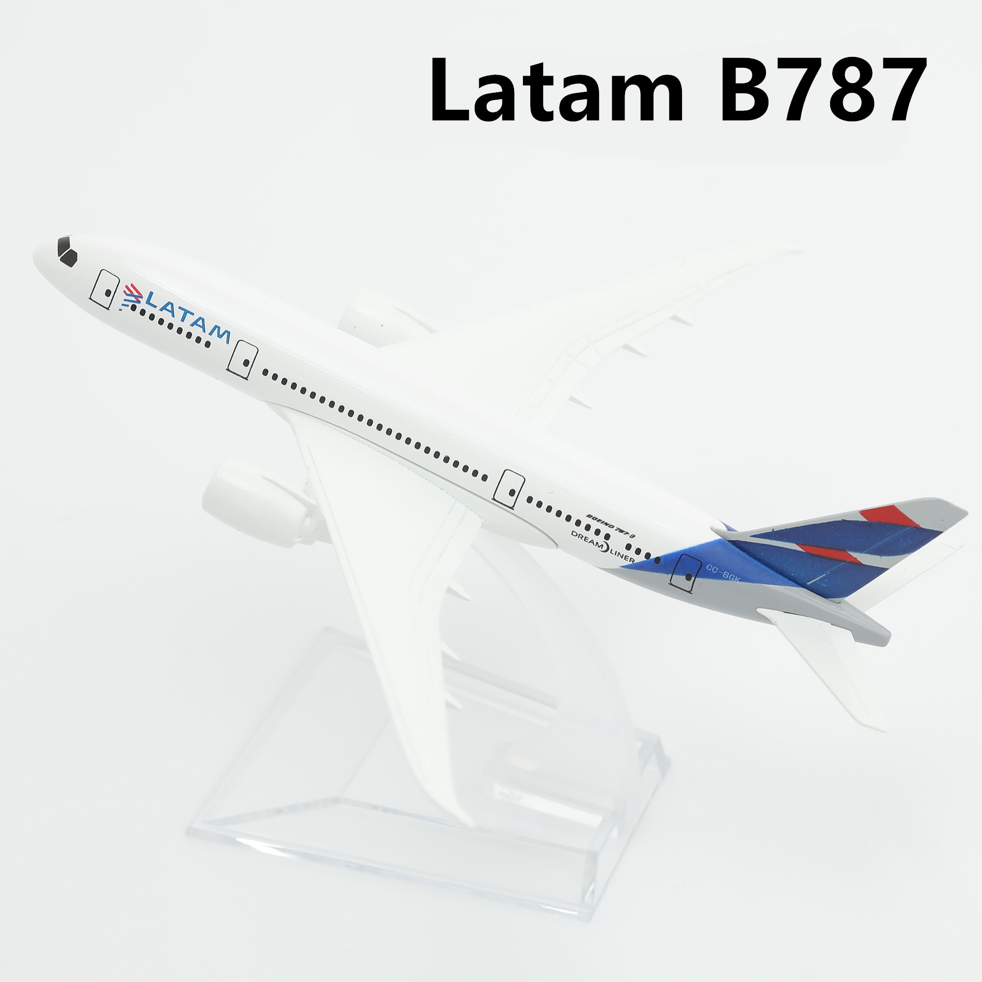 Scala Fedex Cargo Airplane lega Diecast Model 15cm World Aviation da collezione Souvenir giocattoli in miniatura per ragazzi: Latam B787