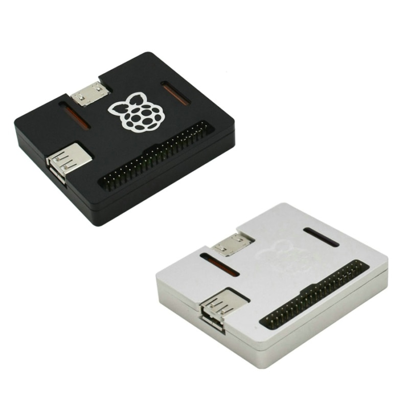 Raspberry Pi 3 Model A+ Case CNC Aluminum Case Ultra-thin Metal Shell for RPI 3 Model A plus Black Enclosure
