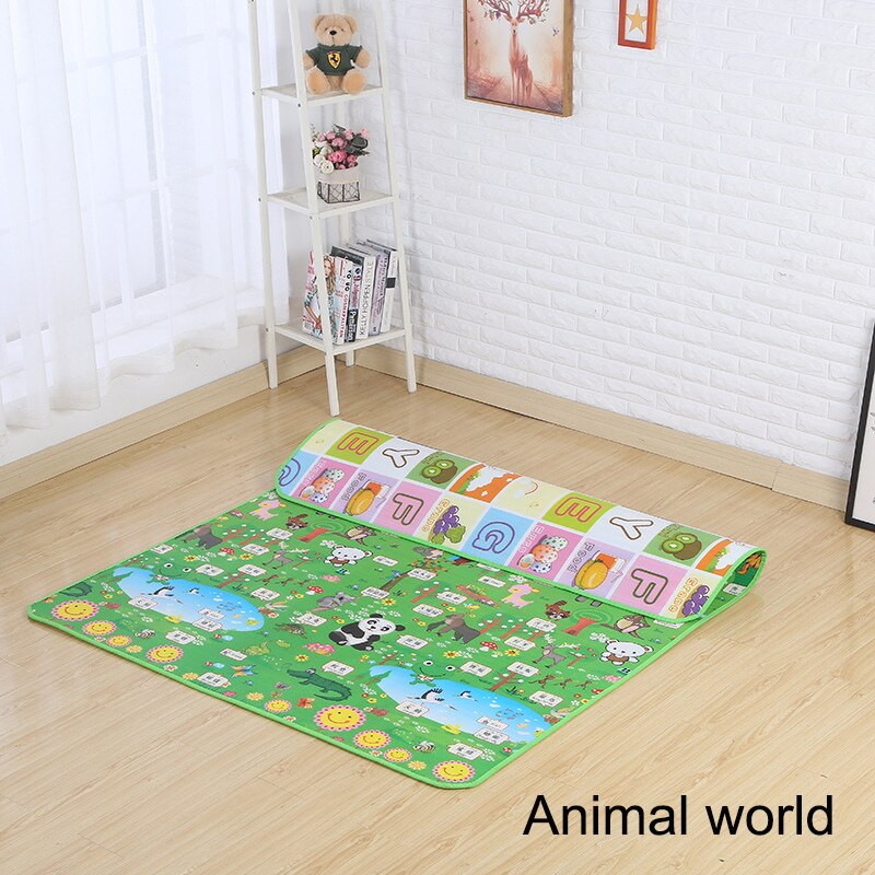Tapis D'éveil MoMi VOLPI Pour Bébé - Dimensions 120x160 Cm, Pliable, Couverture à Ramper Pastel