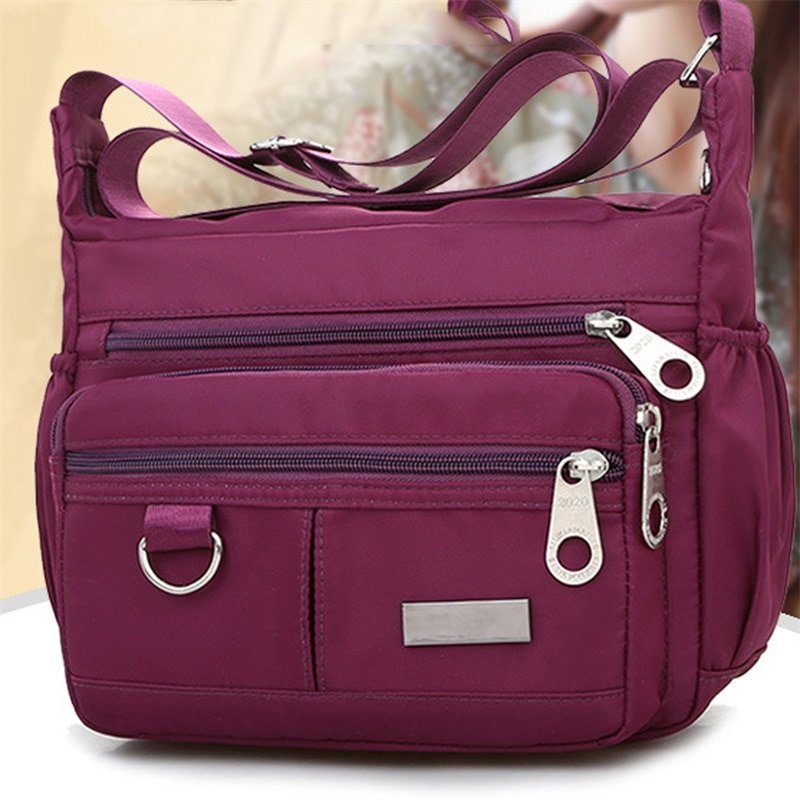 Bolso oxford LKEEP a la para mujer, bolso Casual de nailon, bolso de hombro para mamá, bolso de lona de gran capacidad