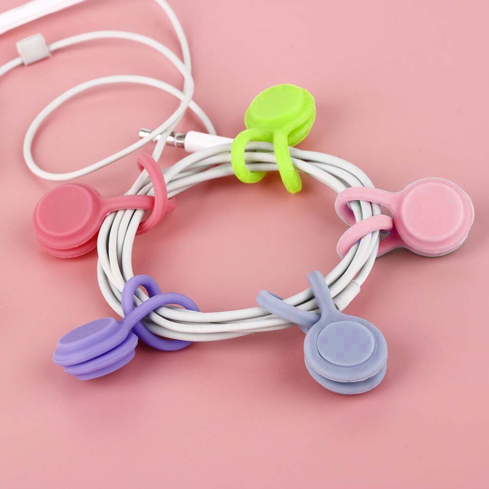Auto Cable Wire Organizer Winder Smart Wrap For Headphone In Ear Earphones Support