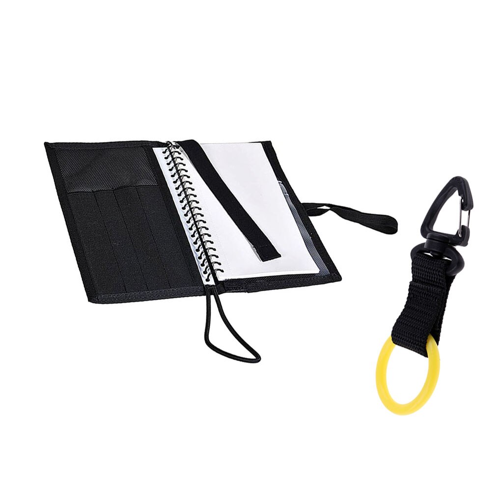 Scuba Dive Regulator Octopus Holder Retainer With Dive Notebook Log Diary