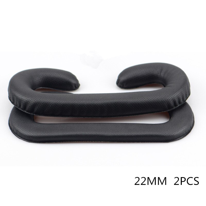 ABDO 22mm Gezicht Kussen Foam Cover Matte Oogmasker Vervangende onderdelen voor HTC Vive VR Glesses Makkelijk Schoon: 22mm(2 pcs)