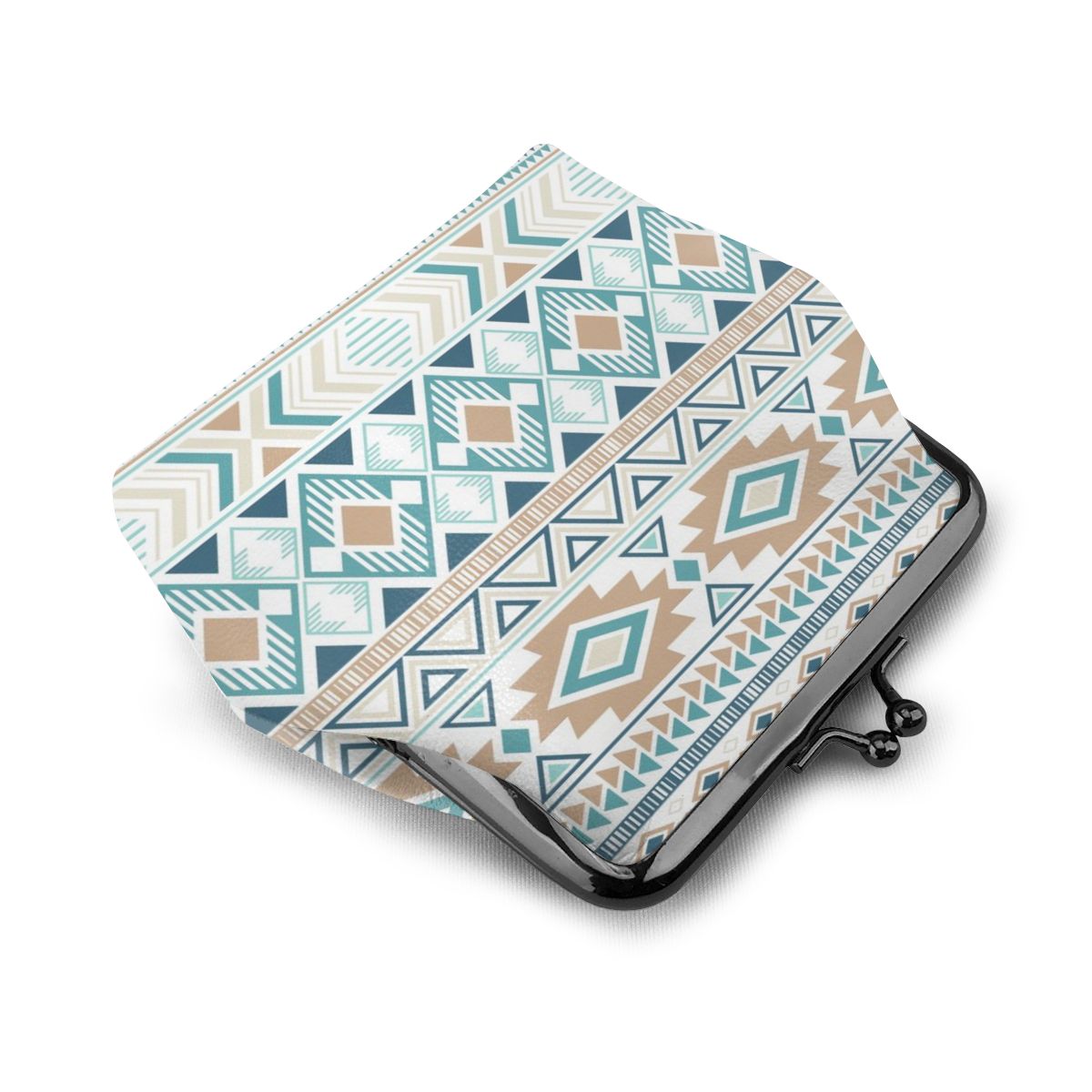 Oln aztec indianenstam etnische geometrische print dames portemonnee kleine dames portemonnee dames portemonnee munt portemonnee