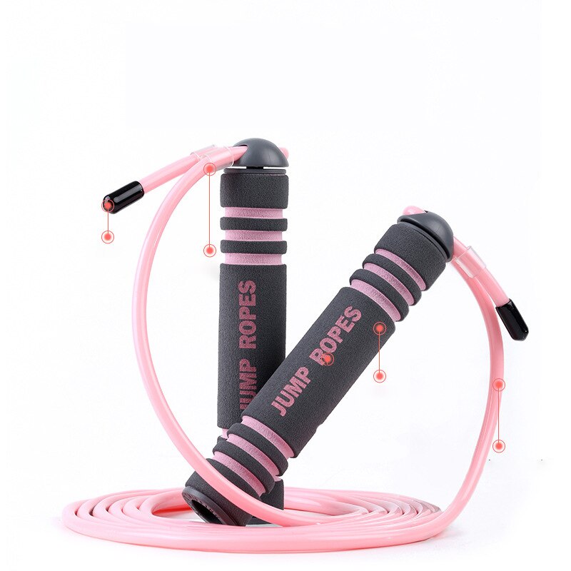 Crossfit Jump Ropes Skip Rope Calorie Consumption Fitness Body Building Exercise Jumping Rope Exercise at home