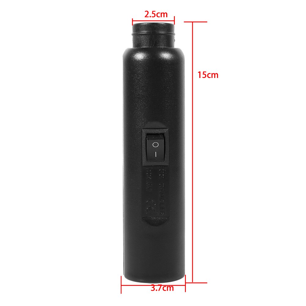 1pc bärbara svarta, coola ljus led ljus lampa inkubator super ljus ägg ljus tester för övervakning av ägg inkubator ruger
