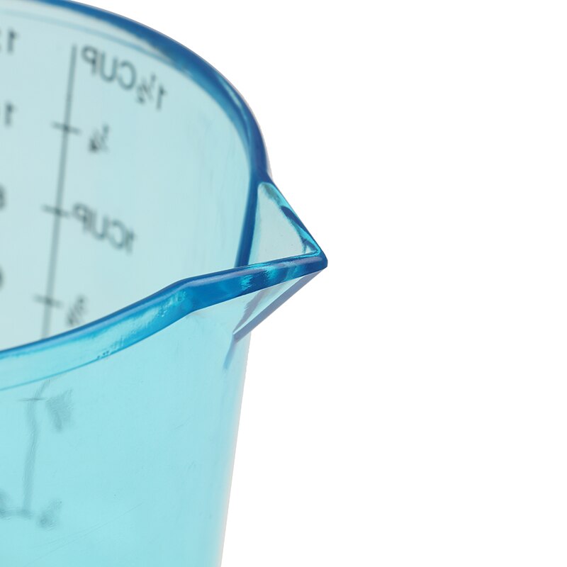 Jarra medidora de plástico de 300ml para superficie, suministros de herramientas de cocina, taza de con graduada